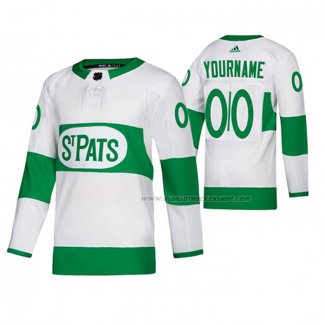 Maillot Hockey Toronto St. Patricks Personnalise Road Blanc