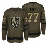 Maillot Hockey Vegas Golden Knights Brad Hunt Salute To Service Vert Militar