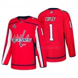 Maillot Hockey Washington Capitals Pheonix Copley Bound Patch Stanley Cup Final Rouge