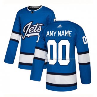 Maillot Hockey Winnipeg Jets Personnalise Alterner Bleu