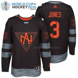Maillot Hockey America del Norte Seth Jones Premier 2016 World Cup Noir
