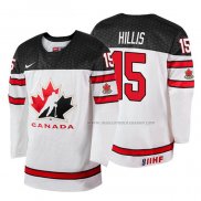 Maillot Hockey Canada Cameron Hillis 2018 Iihf World Championship Joueur Blanc