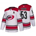 Maillot Hockey Carolina Hurricanes Jeff Skinner New Season Team Road 2018 Blanc