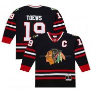 Maillot Hockey Chicago Blackhawks Jonathan Toews Mitchell & Ness 2008-09 Noir