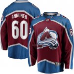 Maillot Hockey Colorado Avalanche Justus Annunen Domicile Premier Breakaway Rouge
