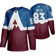 Maillot Hockey Colorado Avalanche Matt Nieto 2020 Stadium Series Bleu