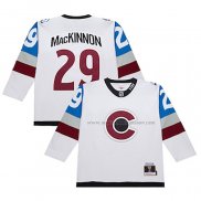 Maillot Hockey Colorado Avalanche Nathan Mackinnon Mitchell & Ness 2016-17 Blanc