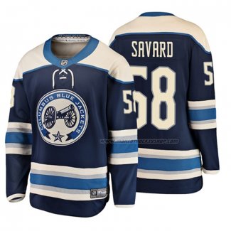 Maillot Hockey Enfant Columbus Blue Jackets David Savard 2019 Alterner Breakaway Bleu