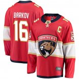 Maillot Hockey Florida Panthers Aleksander Barkov Captain Patch Domicile Breakaway Rouge