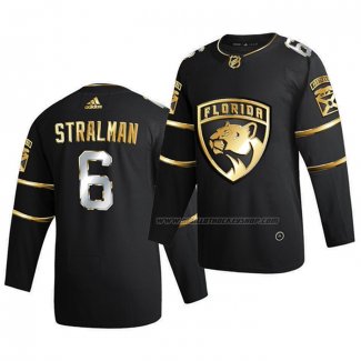 Maillot Hockey Golden Edition Florida Panthers Anton Stralman Limited Authentique 2020-21 Noir