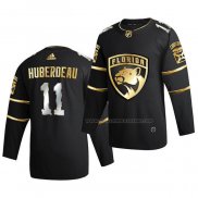 Maillot Hockey Golden Edition Florida Panthers Jonathan Huberdeau Limited Authentique 2020-21 Noir