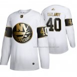 Maillot Hockey Golden Edition New York Islanders Semyon Varlamov Limited Blanc