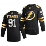 Maillot Hockey Golden Edition Tampa Bay Lightning Steven Stamkos Limited Authentique 2020-21 Noir