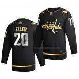 Maillot Hockey Golden Edition Washington Capitals Lars Eller Limited Authentique 2020-21 Noir
