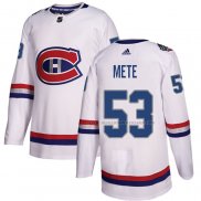 Maillot Hockey Montreal Canadiens Victor Mete Authentique 2017 100 Classic Blanc