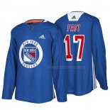 Maillot Hockey New York Rangers Jesper Fast New Season Practice Bleu