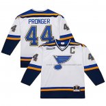 Maillot Hockey St. Louis Blues Chris Pronger Mitchell & Ness 1999-00 Blanc