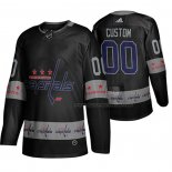 Maillot Hockey Washington Capitals Personnalise Breakaway Noir