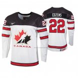 Maillot Hockey Canada Dylan Cozens 2020 Iihf World Junior Championship Blanc