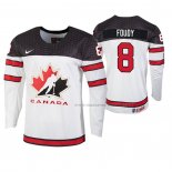 Maillot Hockey Canada Liam Foudy 2020 Iihf World Junior Championship Blanc