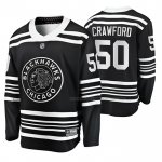 Maillot Hockey Chicago Blackhawks Corey Crawford Premier Alterner Noir