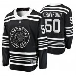 Maillot Hockey Chicago Blackhawks Corey Crawford Premier Alterner Noir