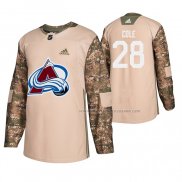 Maillot Hockey Colorado Avalanche Ian Cole Veterans Day Camouflage