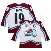 Maillot Hockey Colorado Avalanche Joe Sakic Mitchell & Ness 2000-01 Blanc