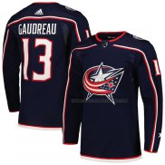 Maillot Hockey Columbus Blue Jackets Johnny Gaudreau Domicile Primegreen Authentique Pro Bleu