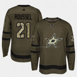 Maillot Hockey Dallas Stars Antoine Roussel 2018 Salute To Service Vert Militar