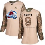 Maillot Hockey Femme Colorado Avalanche Paul Kariya Authentique 2017 Veterans Day Camouflage