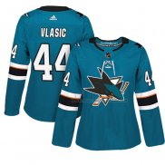 Maillot Hockey Femme San Jose Sharks Marc Edouard Vlasic Authentique Joueur Vert
