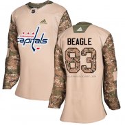 Maillot Hockey Femme Washington Capitals Jay Beagle Authentique 2017 Veterans Day Camouflage