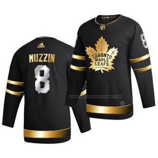 Maillot Hockey Golden Edition Toronto Maple Leafs Jake Muzzin Limited Authentique 2020-21 Noir