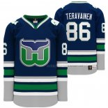 Maillot Hockey Hartford Whalers Teuvo Teravainen Heritage Night Throwback Bleu