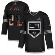 Maillot Hockey Los Angeles Kings Nick Shore 2020 USA Flag Noir