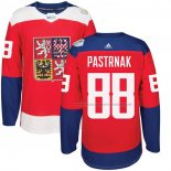 Maillot Hockey Republica Checa David Pastrnak Premier 2016 World Cup Rouge