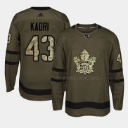 Maillot Hockey Toronto Maple Leafs Nazem Kadri 2018 Salute To Service Vert Militar
