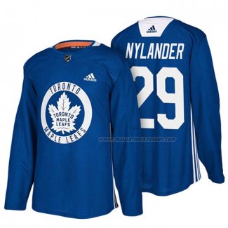 Maillot Hockey Toronto Maple Leafs William Nylander New Season Practice Bleu