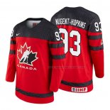 Maillot Hockey Canada Ryan Nugent Hopkins 2018 Iihf World Championship Joueur Rouge