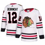Maillot Hockey Chicago Blackhawks Alex Debrincat Exterieur Blanc