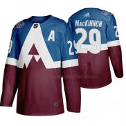 Maillot Hockey Colorado Avalanche Nathan Mackinnon 2020 Stadium Series Bleu