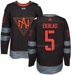 Maillot Hockey Enfant America del Norte Aaron Ekblad Premier 2016 World Cup Noir