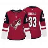 Maillot Hockey Femme Arizona Coyotes Alex Goligoski Authentique Joueur Rouge