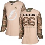 Maillot Hockey Femme Tampa Bay Lightning Nikita Kucherov Authentique 2017 Veterans Day Camouflage
