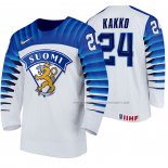 Maillot Hockey Finlandia Kaapo Kakko Domicile 2020 Iihf World Championship Blanc