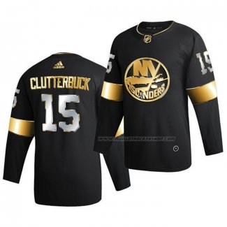 Maillot Hockey Golden Edition New York Islanders Cal Clutterbuck Limited Authentique 2020-21 Noir