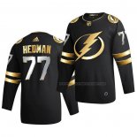 Maillot Hockey Golden Edition Tampa Bay Lightning Victor Hedman Limited Authentique 2020-21 Noir