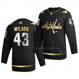 Maillot Hockey Golden Edition Washington Capitals Tom Wilson Limited Authentique 2020-21 Noir