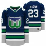 Maillot Hockey Hartford Whalers Brock Mcginn Heritage Night Throwback Bleu